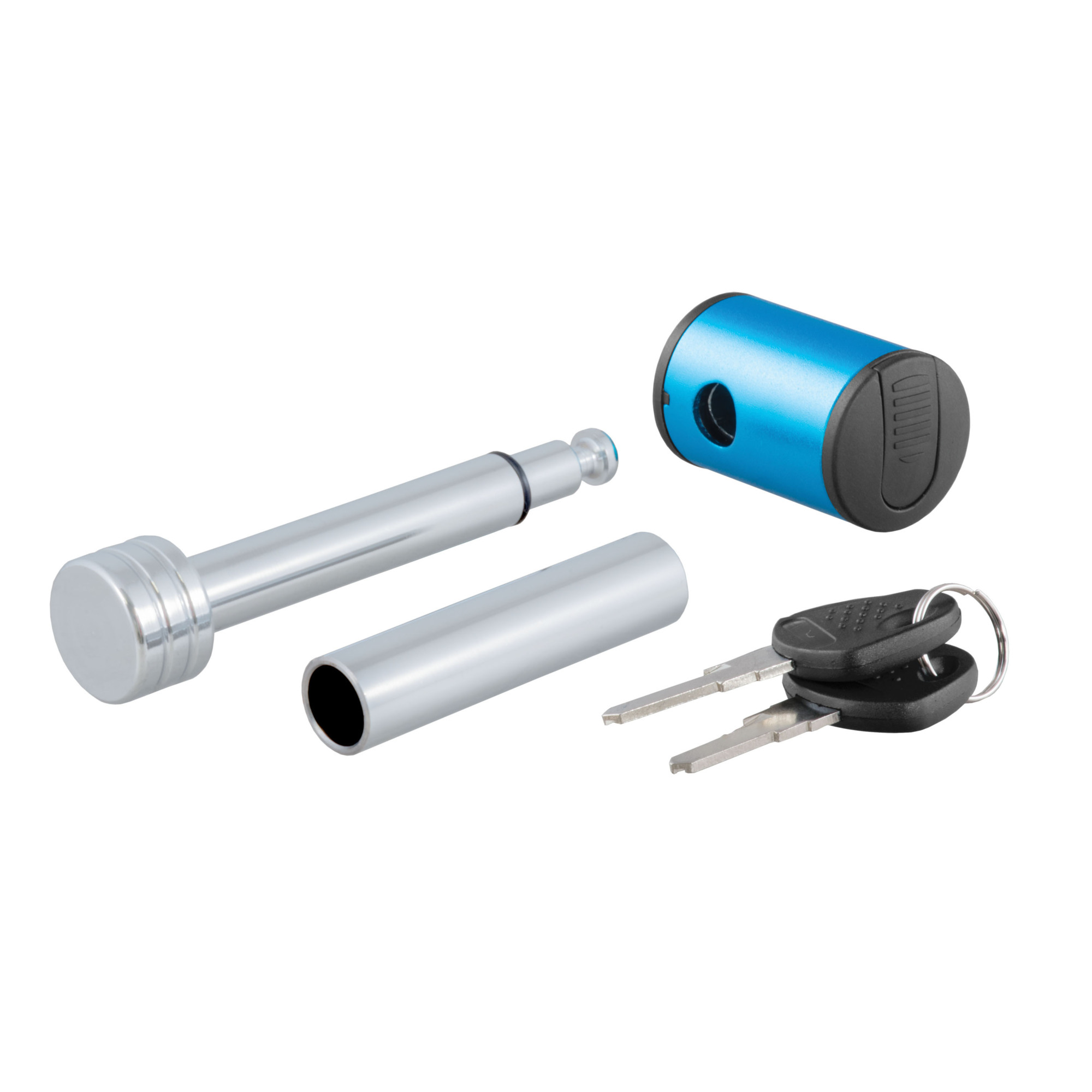 Curt Manufacturing Right-Angle Trailer Hitch Lock — 1/2in. Pin Diameter, 5/8in. Adapter, Fits 1 1/4in. or 2in. Receiver, Model# 23506